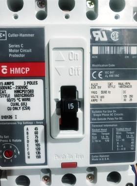 Cutler-Hammer  HMCP015E0 3P 15AMPS询价