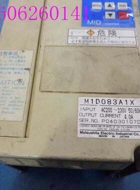 变频器 M1D083A1X 实物图拍摄 220V 0.75KW 包好 质保询价