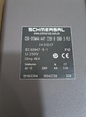 G50-017M44/44Y-2281-8-1368-3-FL1施迈赛凸轮开关全新原装现询价