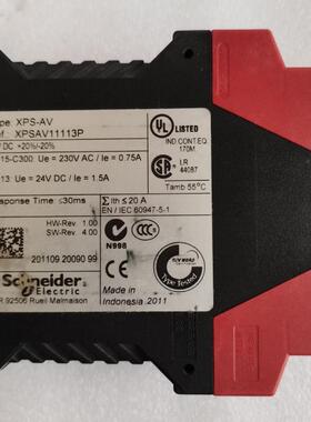 ,原装进口施耐德安全继电器XPSAV11113P,工程余料,询价