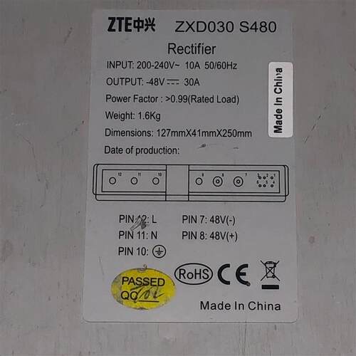 中兴ZXD030 S480通信电源整流模块开关电源48V30A询价