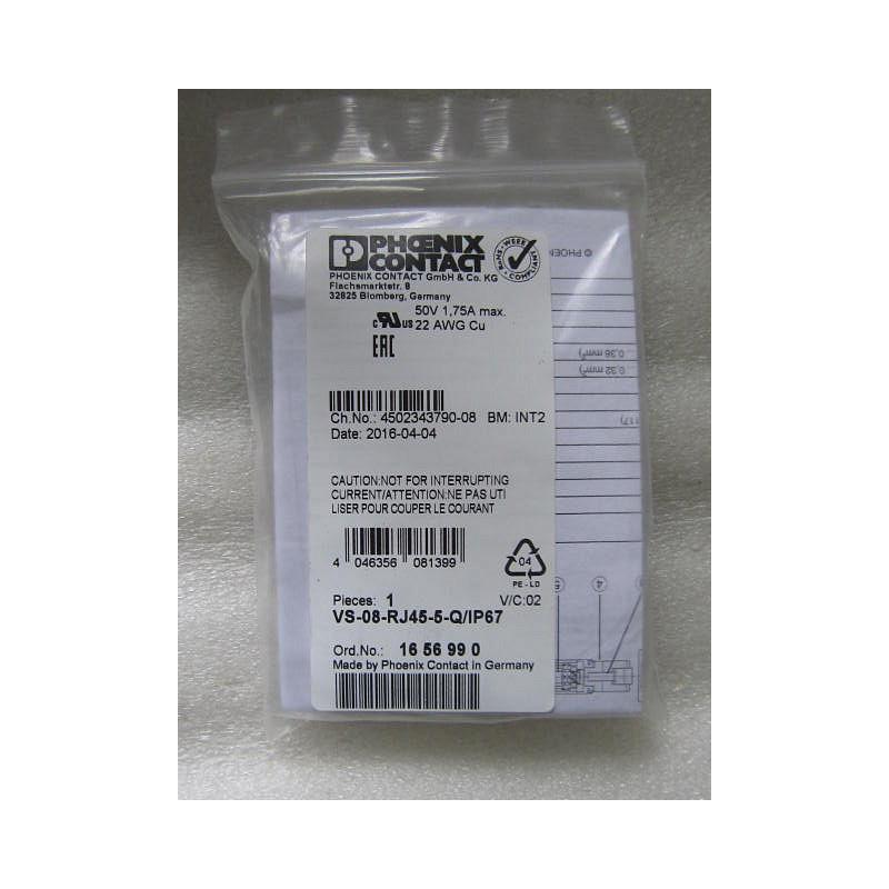原装 /Phoenix连接接头 VS-08-RJ45-5-Q/IP67 订 1656990