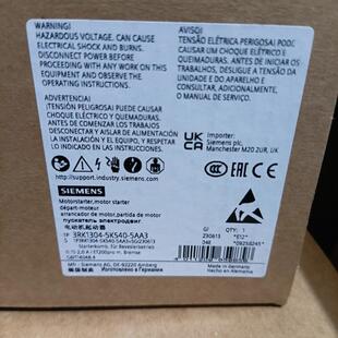 3RK1304 5AA3西门子电动机起动器全新原装 正品 现货询价 5KS40
