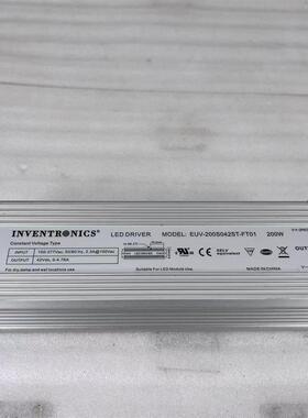 INVENTRONICS/英飞特LED驱动电源EUV-200S042ST-FT01,200W 42询价