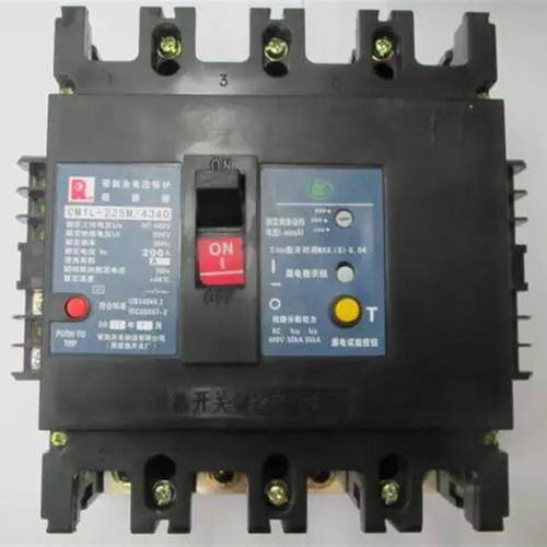 原装正品CM1L225M/4340 4P 200A带分励带辅助常熟开关厂漏电询价