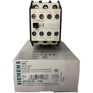 原装正品3TF43221XB4  DC24V西门子三级直流接触器询价