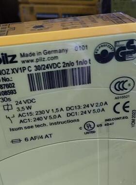 PILZ 皮尔兹 PNOZ XV1P 安全继电器 型号787602 全新