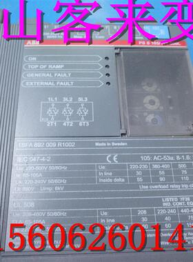 软启动器PSS系列PSS105/181-500L 1SFA892009R1002 55KW测试询价