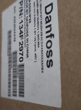 Danfoss伺服驱动器丹佛斯FC-360H4K0T4E20H2BXCDXXSXXXXALBXK询价