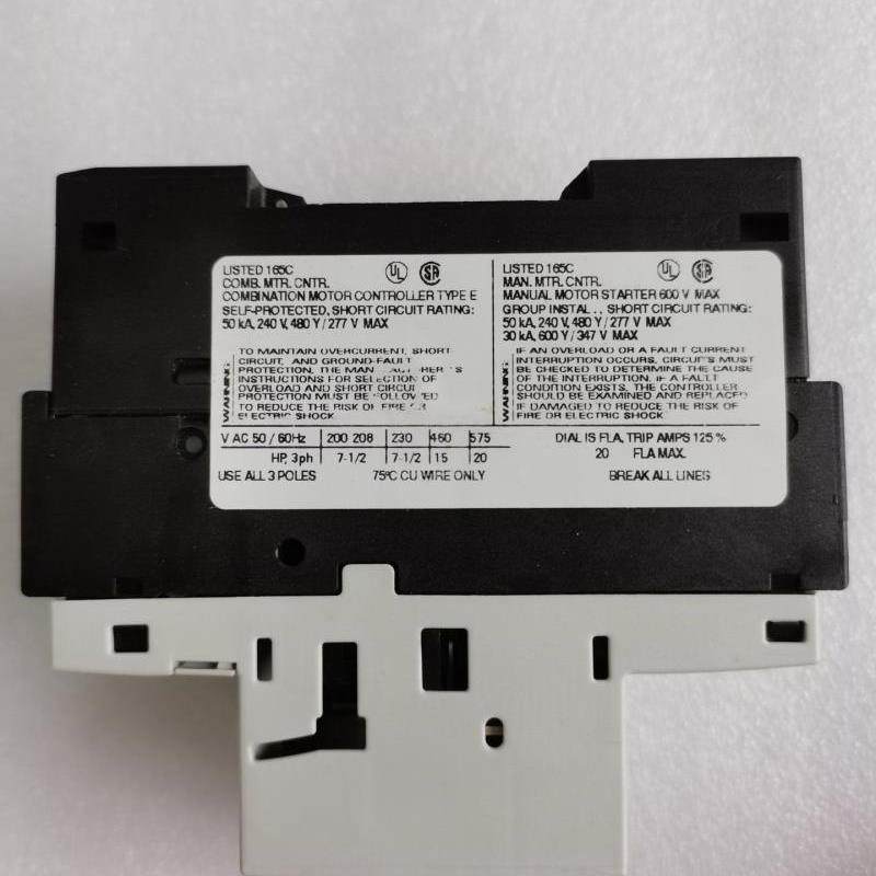 原装德国西门子马达保护断路器3RV1021-4BA10 14-20A询价