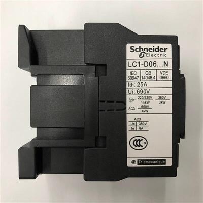 原装正品LC1D0610M7N  AC220V 50/60Hz施耐德三级交流接触器询价