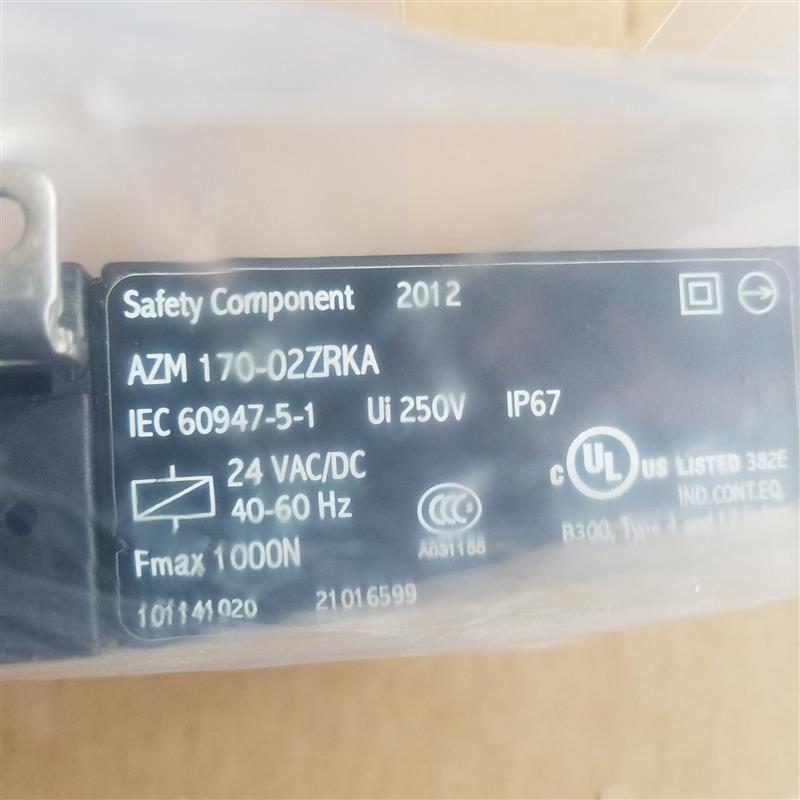 施迈赛SCHMERSAL安全门开关AZM170-02ZRKA现货销售询价