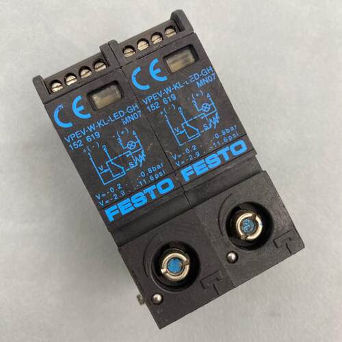 德国FESTO费斯托真空压力开关VPEV-W-KL-LED-GH 152619议价
