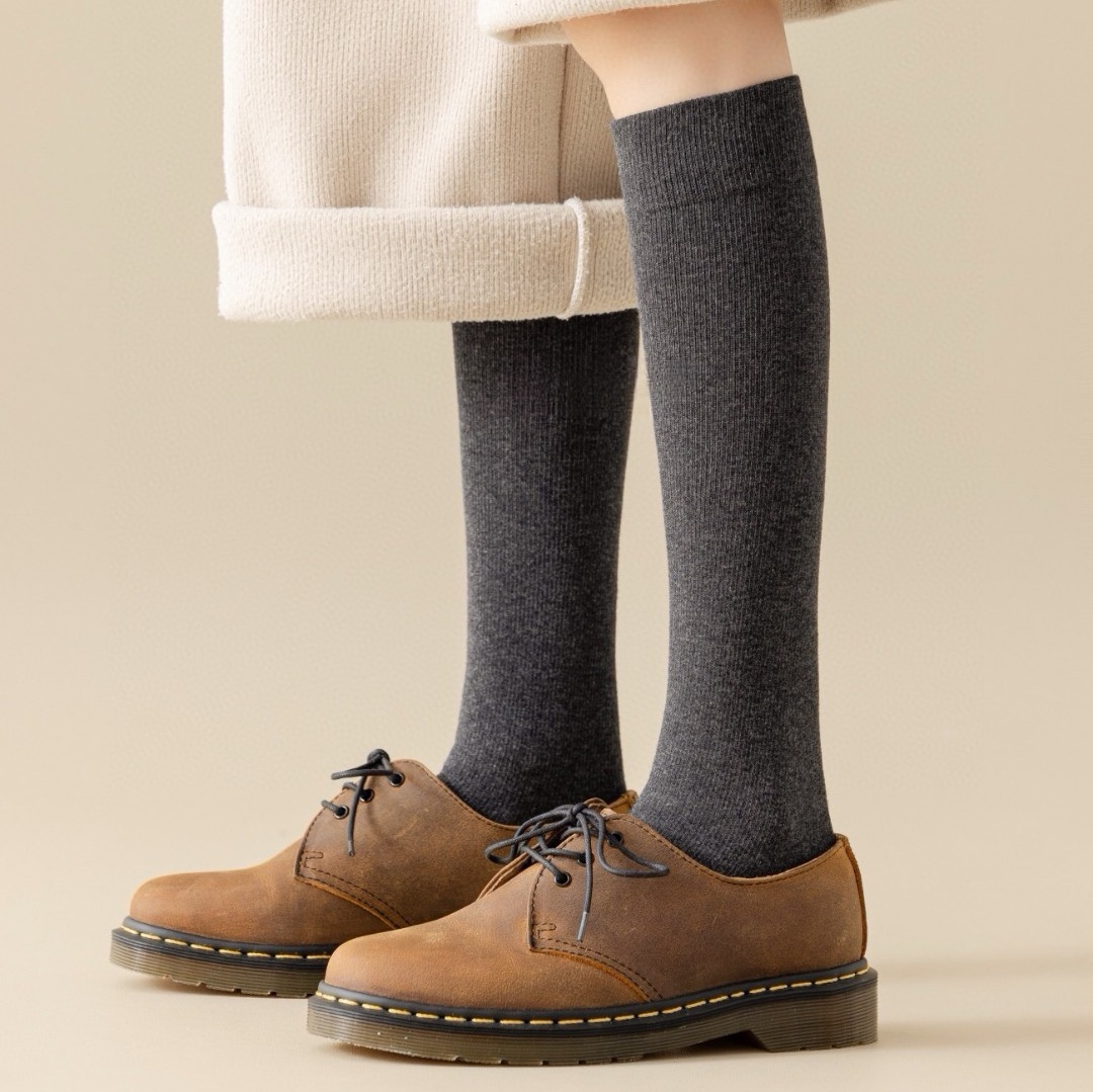 抗起球压力瘦腿小腿袜