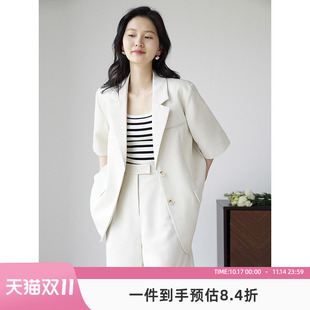 清仓价到手129元 外套女薄款 夏季 西装 休闲西服 短袖
