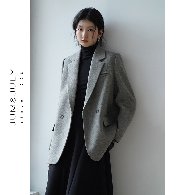 设计感小众长袖秋季西装外套