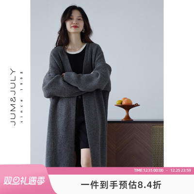 嘉茱莉设计感小众毛衣开衫