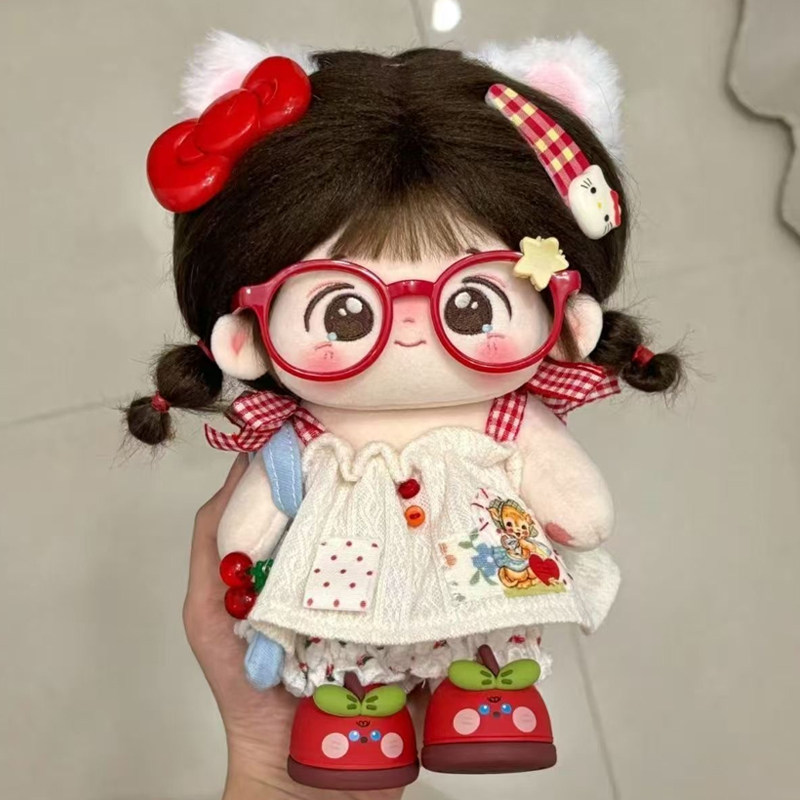 20cm棉花娃娃衣服正版20cm娃衣可爱玩偶衣服春夏换装套装女孩礼物