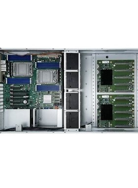 速桥4U机架式机箱PCIE 4.0 10卡SWICTH服务器准系统不含主板电源
