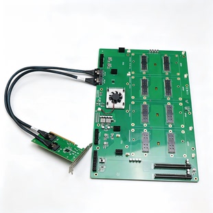 速桥8654转SXM2转接卡 四卡P100 V100模组300G NVLink显卡GPU底板