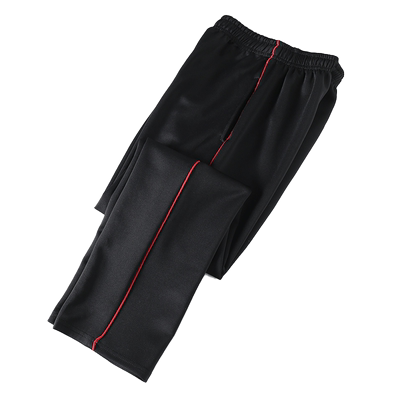 校服裤子黑色一条杠小学初中高中