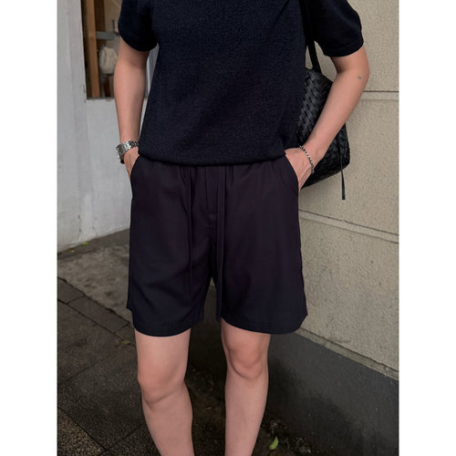 Alder Mere 夏日抗皱免烫100莱赛尔凉爽透气五分休闲男短裤