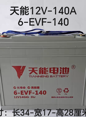 天能12V-140A电池铅酸免维护