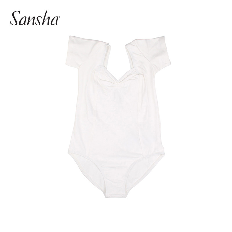 正品三沙SANSHA儿童短袖舞蹈服