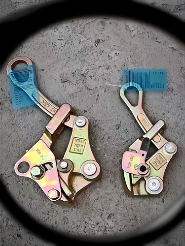 卡线器多功能夹线器钢丝绳拉紧器钢绞线紧线器夹头电力线缆夹线钳