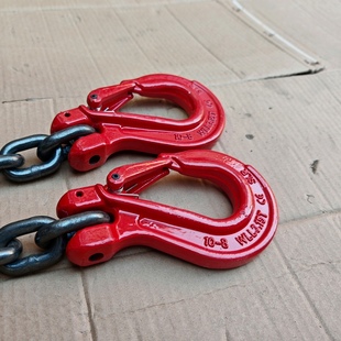 品质起重羊角吊钩链条吊索具挂钩锰钢钩子钢板桩钩吊装带保险吊钩