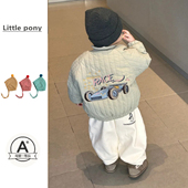 婴儿秋冬新款 棉服外套男女宝宝保暖夹棉加厚外套儿童加绒防风棉衣