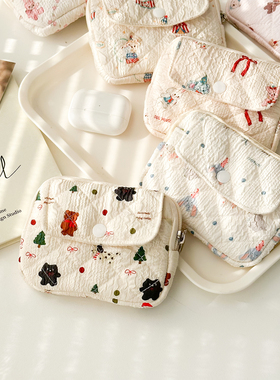 多功能证件包卡包零钱包女2025新款可爱收纳包迷你化妆袋小号钱包