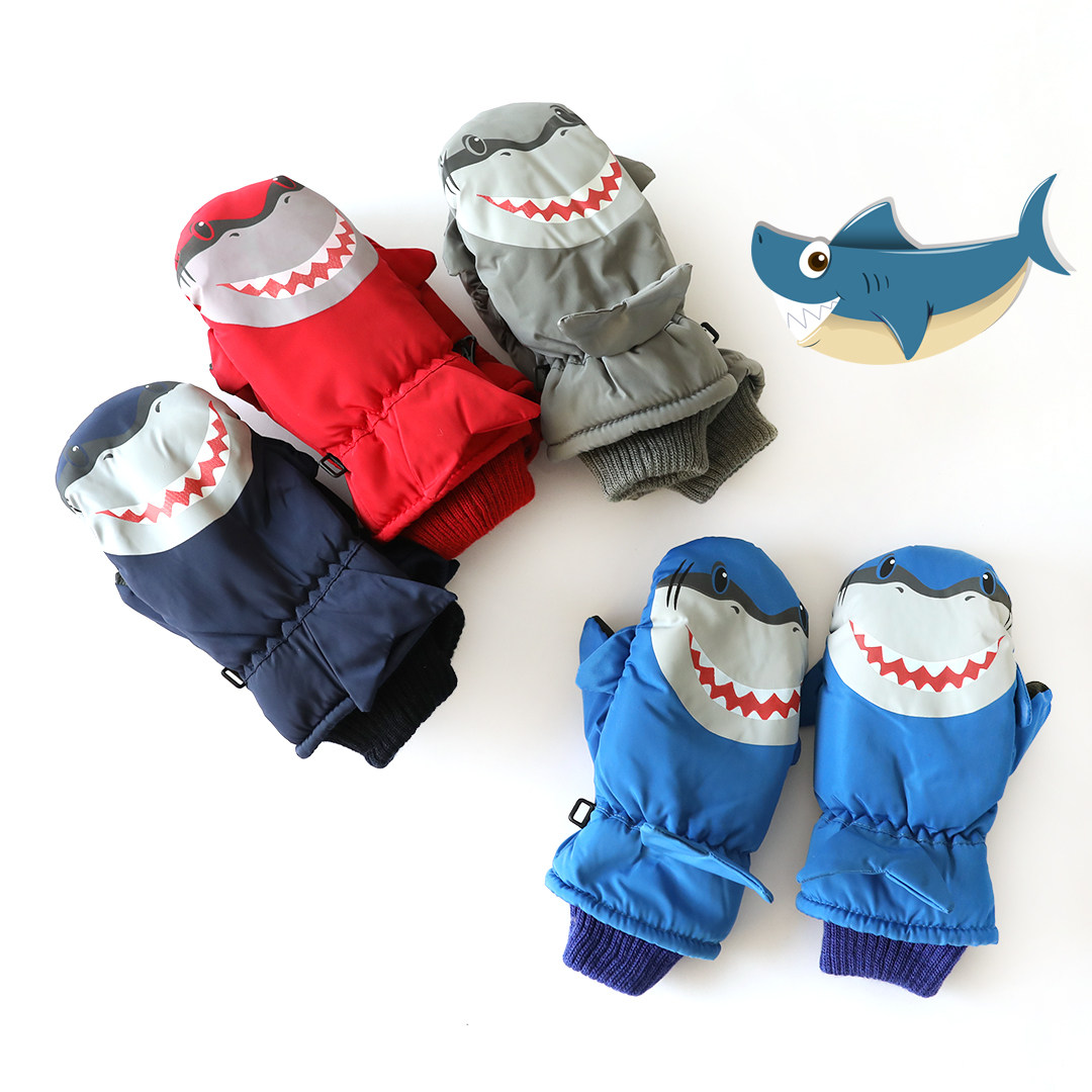 5~8 Shark children skiing glove Boy winter lovely keep warm Plush waterproof Children Playing in the snow glovein the Children/Baby/Family fitted , Hat/Muffler/Masks/Gloves/Earmuffs/Booties , Gloves  category - from Buy2taobao.com to provide professional Taobao agent buy service