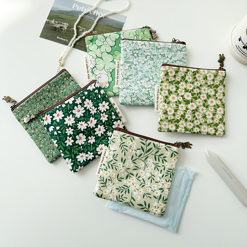 【抹茶布袋】卫生巾收纳包女