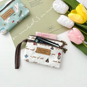 双拉链短款 钱包女 零钱包迷你随身硬币包防泼水卡包可爱小包包