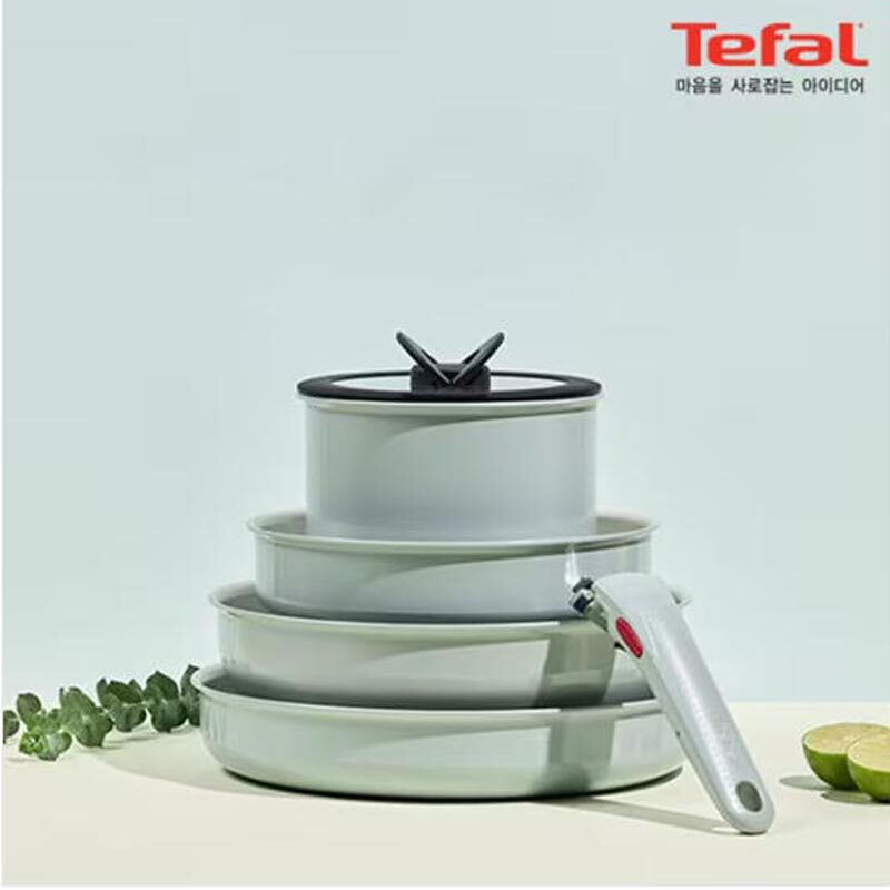 韩国直邮原装进口正品Tefal特福不粘汤锅煎锅炒锅套装可拆卸手把