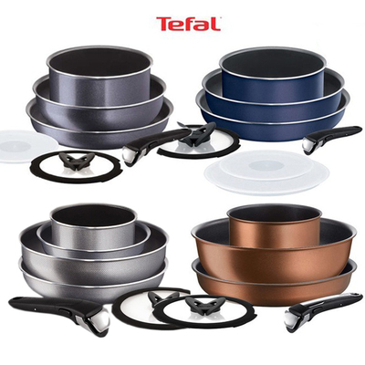 原装进口特福tefal法国不粘汤锅奶锅平底煎炒锅手把蝴蝶盖子 单品