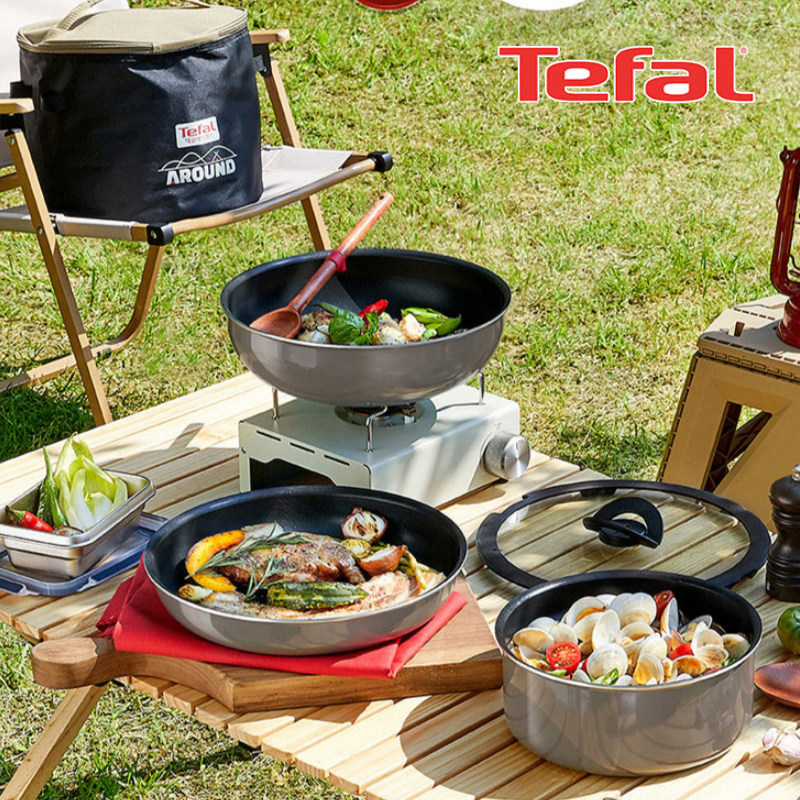 原装进口正品 Tefal特福 法国产 不粘炒锅平底煎锅汤锅 露营家用