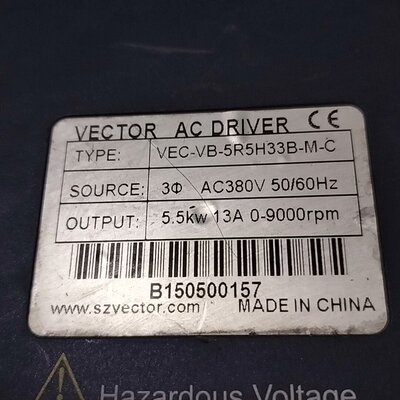 议价VEOR AC驱动器！型号VEC-VB-5R5H33B