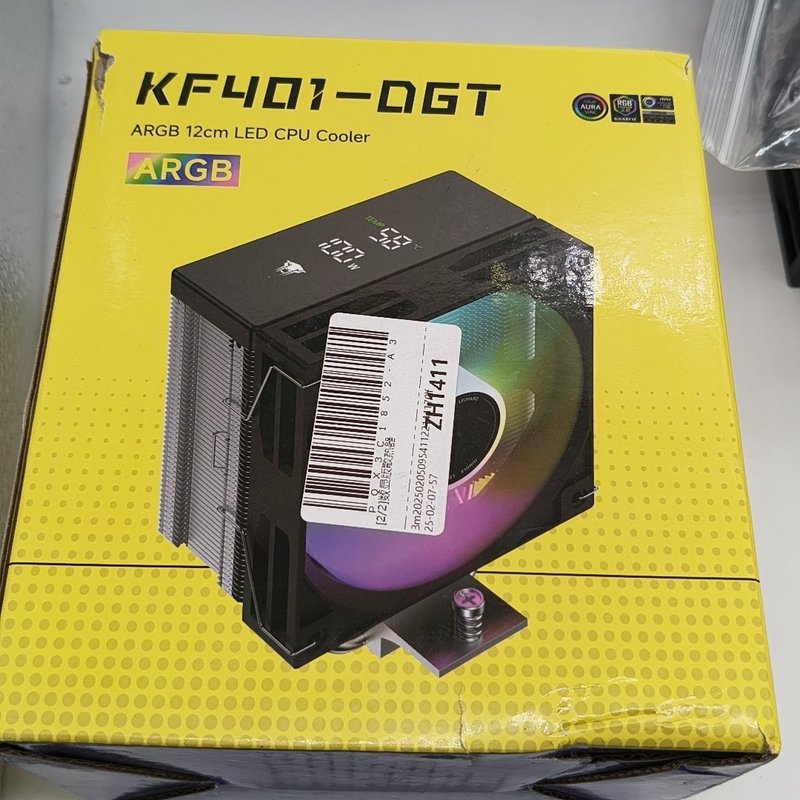 议价丛林豹KF401数显版4管散热器数字显示，温控调速台式cpu