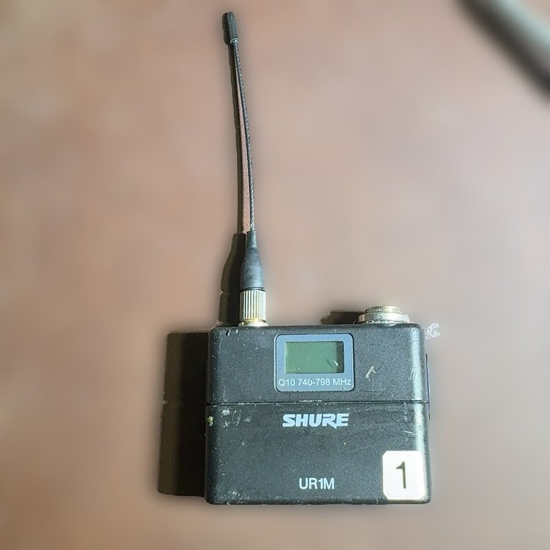 议价SHURE UR1M无线腰包发射器,Q10频段740-798