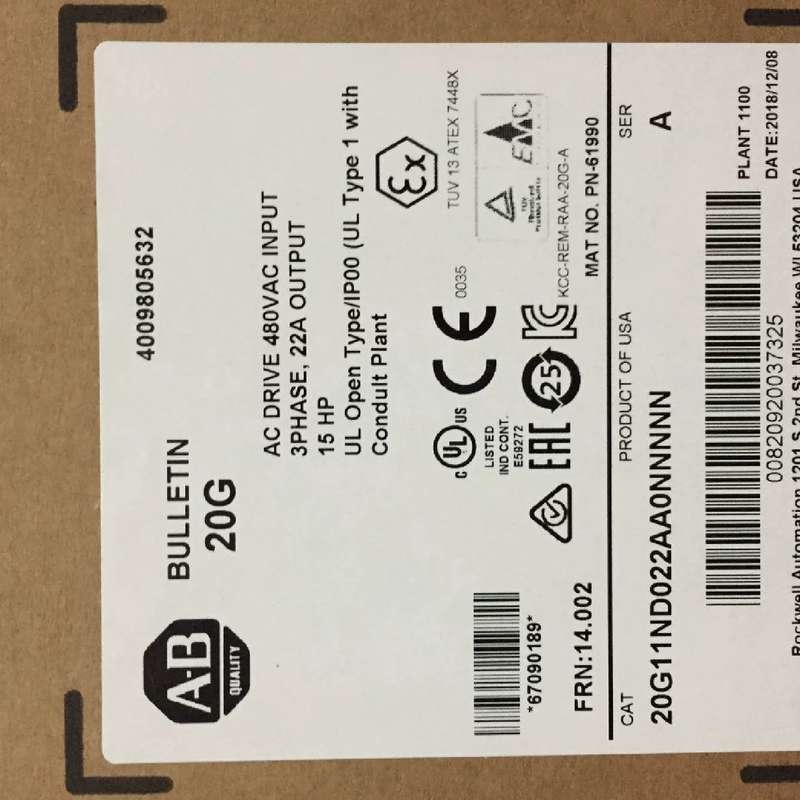 议价20G1AND361AN0NNNNN 罗克伟尔变频器 质保一年