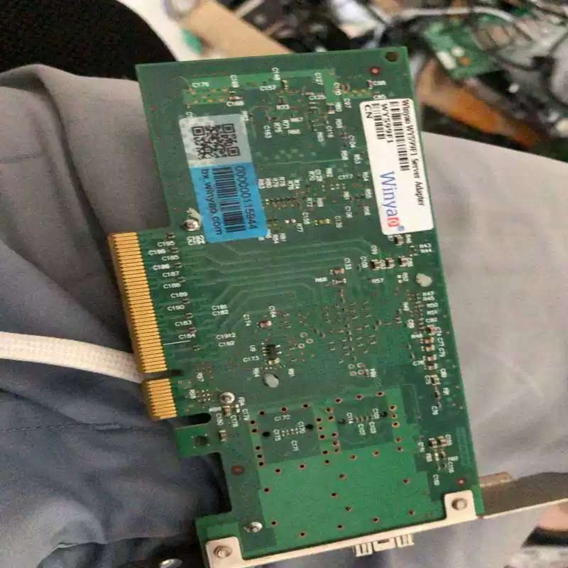 议价winyao WY599F1 PCI-E万兆光纤网卡单口
