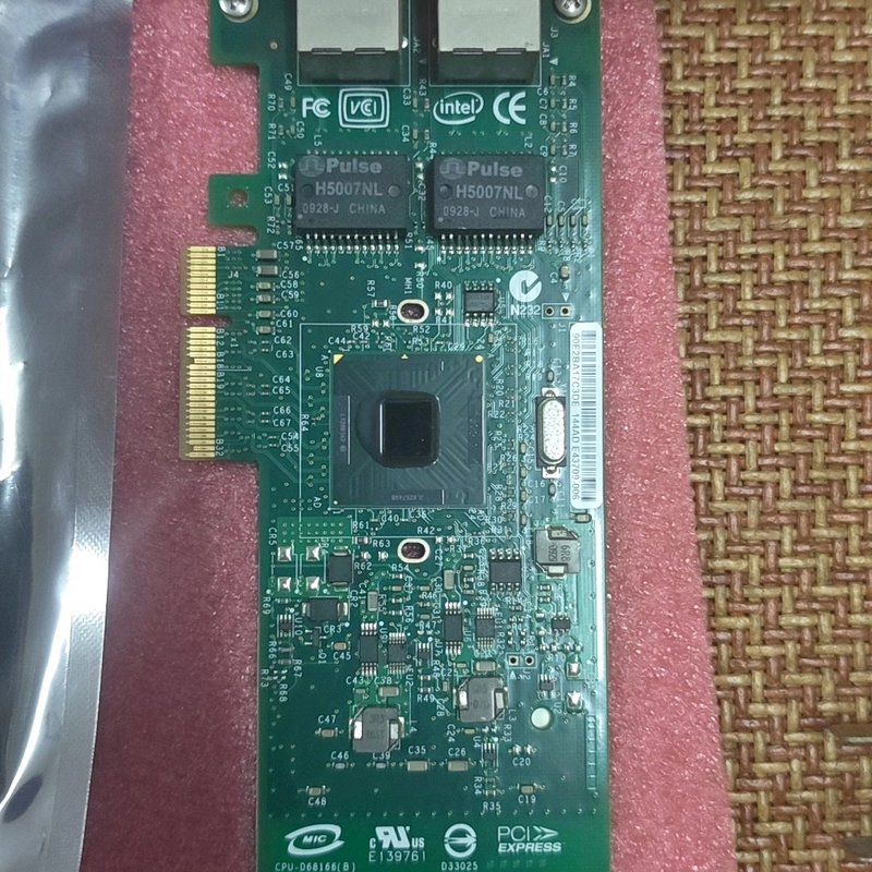 议价Intel E1G42ETBLK 双口千兆电口网卡,PCI-