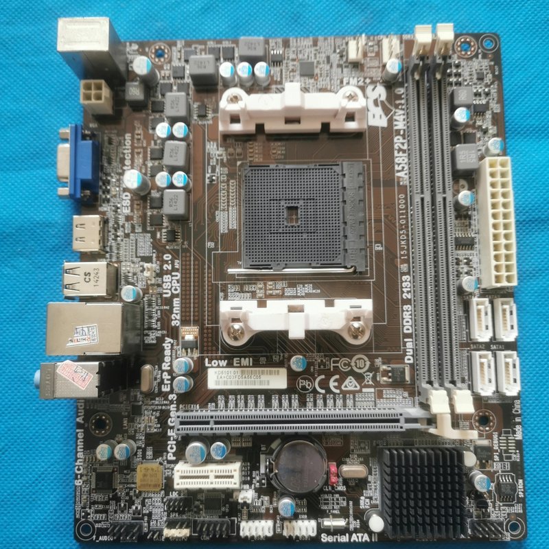 议价精英A58F2P-M4主板,AMD FM2+接口,正常好用,