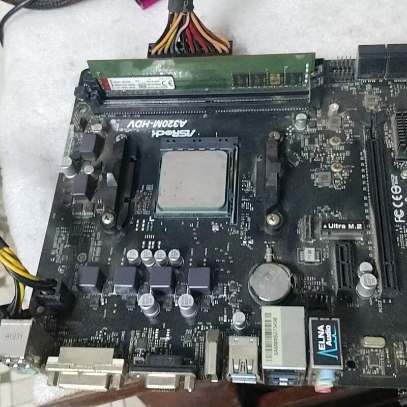 议价华擎A320M-HDV主板+A8 9600 CPU套装 原