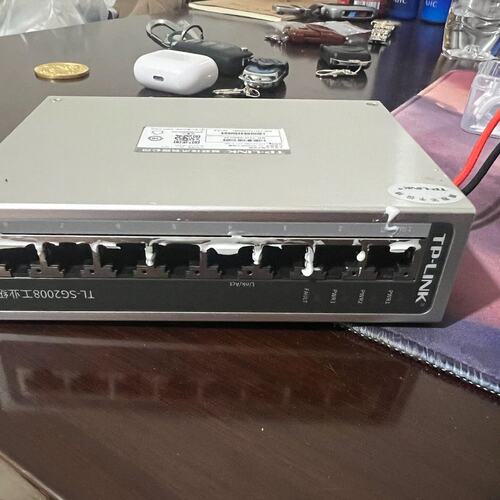 议价工业以太网交换机TP-LINK，TL-SG2008工业级，拆