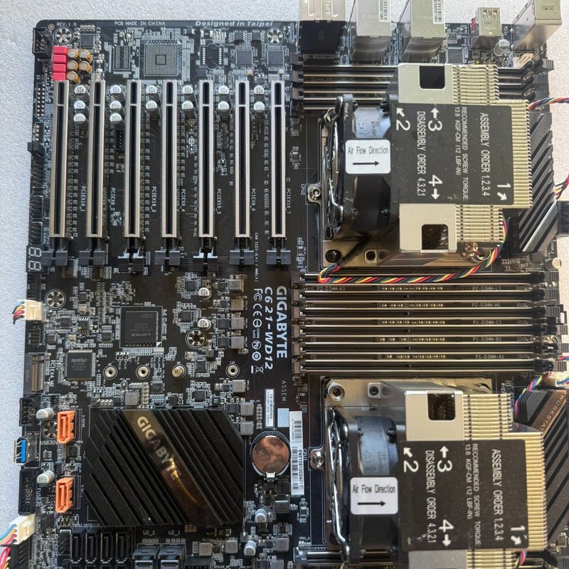 议价技嘉 C621-WD12 服务器主板 双路3647 EATX