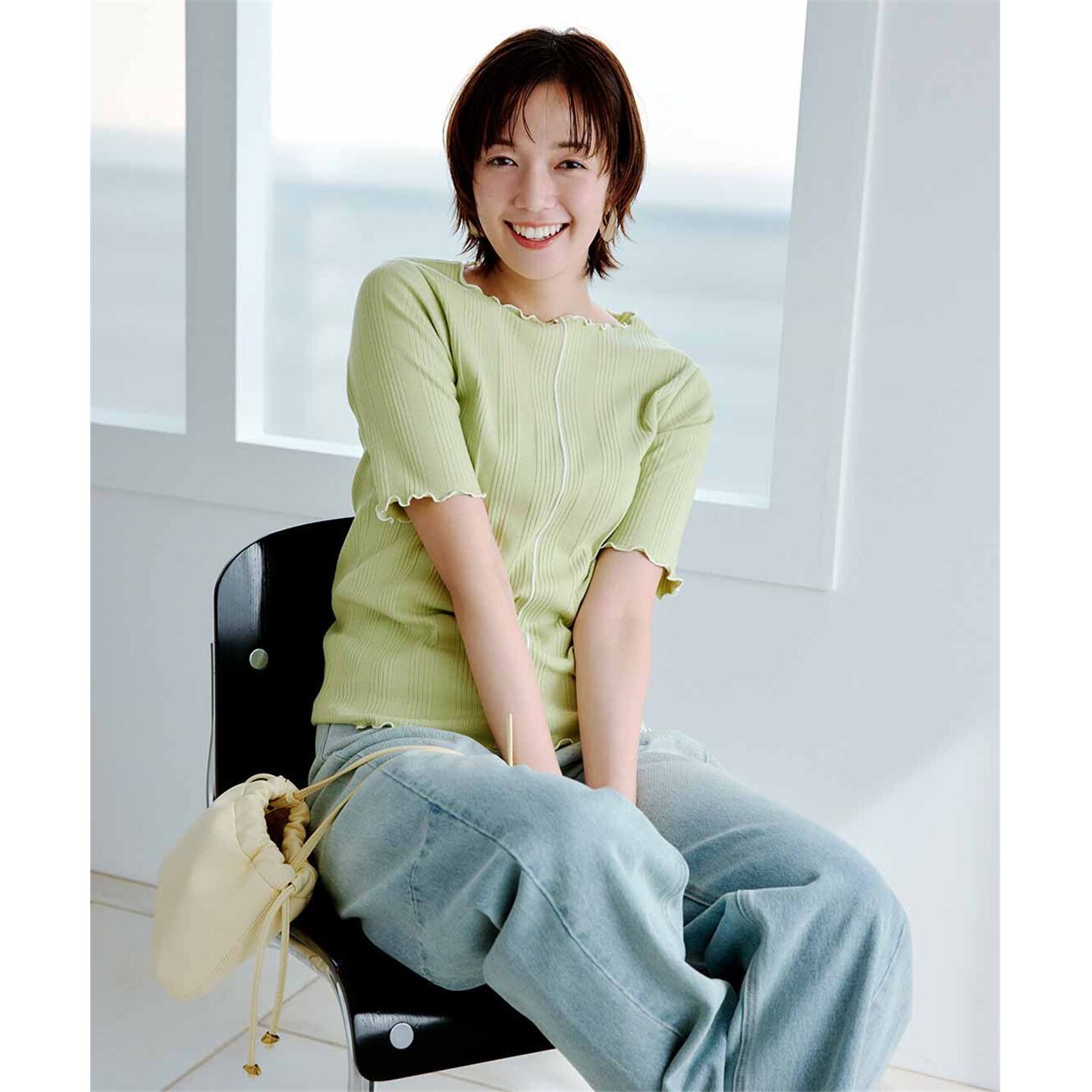 T恤女夏季2026新款短袖弹性棉螺纹显瘦波浪边有大码外贸日单上衣