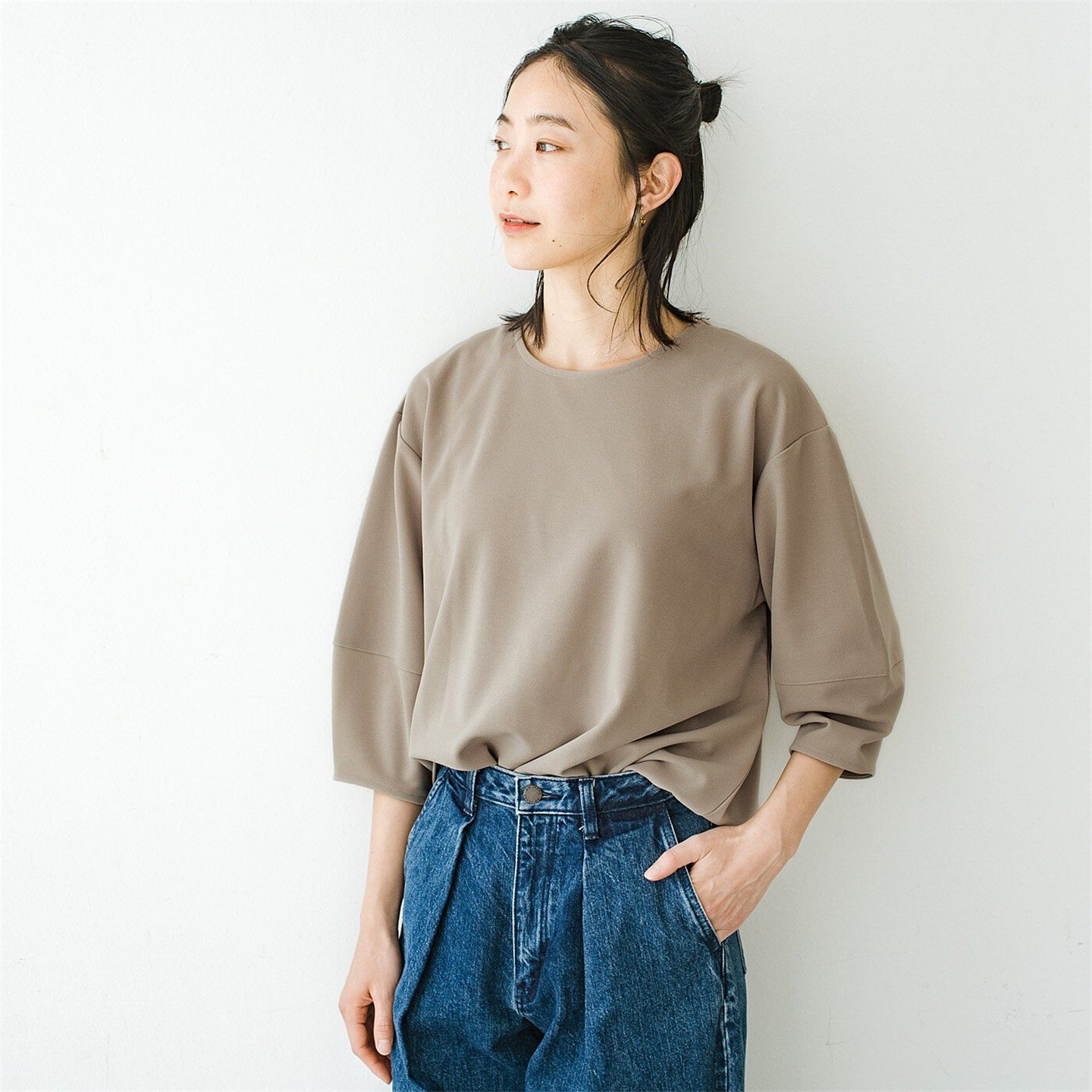 无注册商标新款七分袖T恤